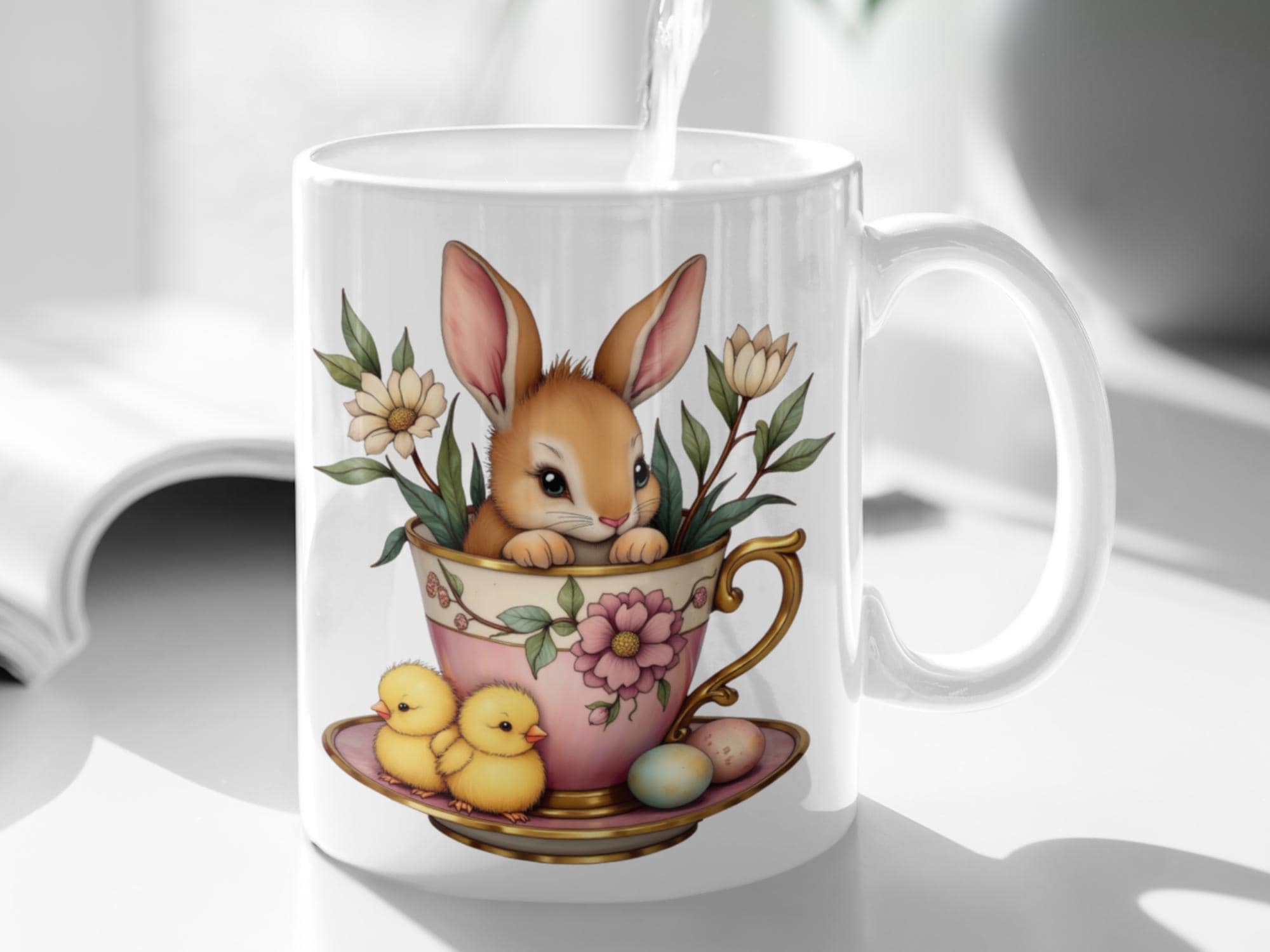 Easter Bunny Clipart Bundle, Cute Bunny PNG SVG JPG, Spring Easter ...