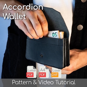Portemonneepatroon PDF - Accordeonmodel met meerdere vakken + videotutorial