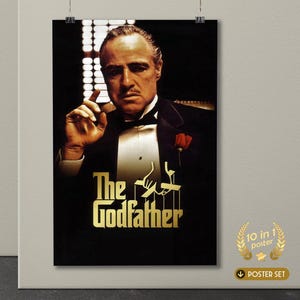 The Godfather Trilogy Poster Set ( 10 in 1 ) – Digital Download Wall Art, Printable Movie Posters Inspired by The Godfather 1-2-3