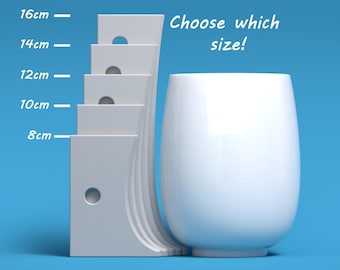 Wheel throwing rib tool - 8,10,12,14,16cm - Set 01 model 03 - PLA Print