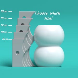 3D Printed Pottery Rib Tool: Wheel Throwing, Multiple Sizes