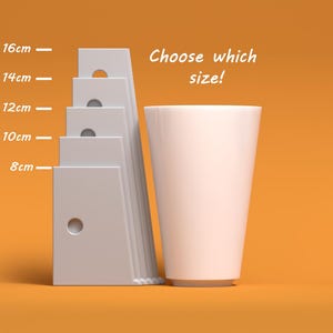 3D Printed Pottery Rib Tool: Wheel Throwing, Multiple Sizes