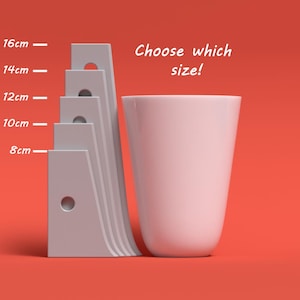3D Printed Pottery Rib Tool: Wheel Throwing, Multiple Sizes