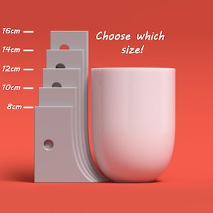 3D Printed Pottery Rib Tool: Wheel Throwing, Multiple Sizes
