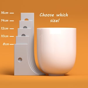 3D Printed Pottery Rib Tool: Wheel Throwing, Multiple Sizes