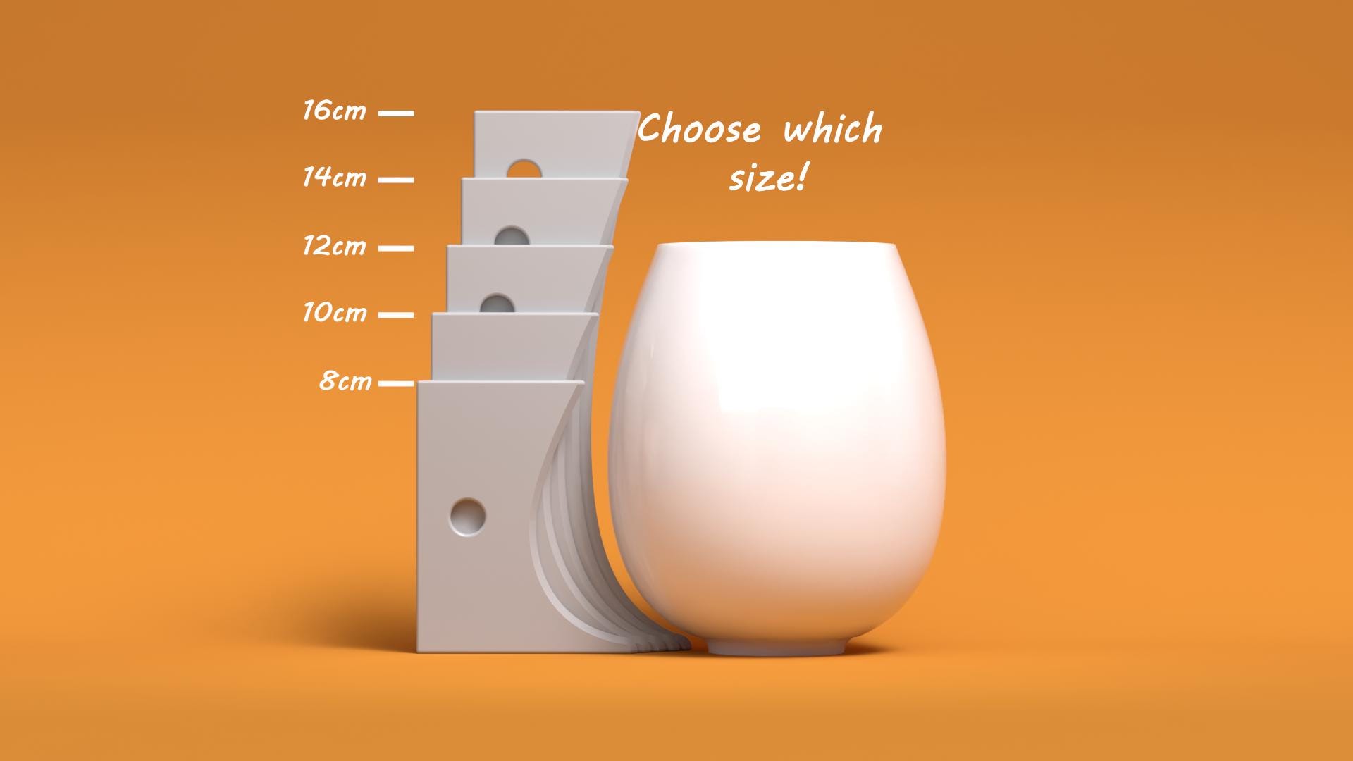 3D Printed Pottery Rib Tool: Wheel Throwing, Multiple Sizes