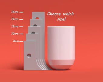 Wheel throwing rib tool - 8,10,12,14,16cm - Set 03 model 12 - PLA Print