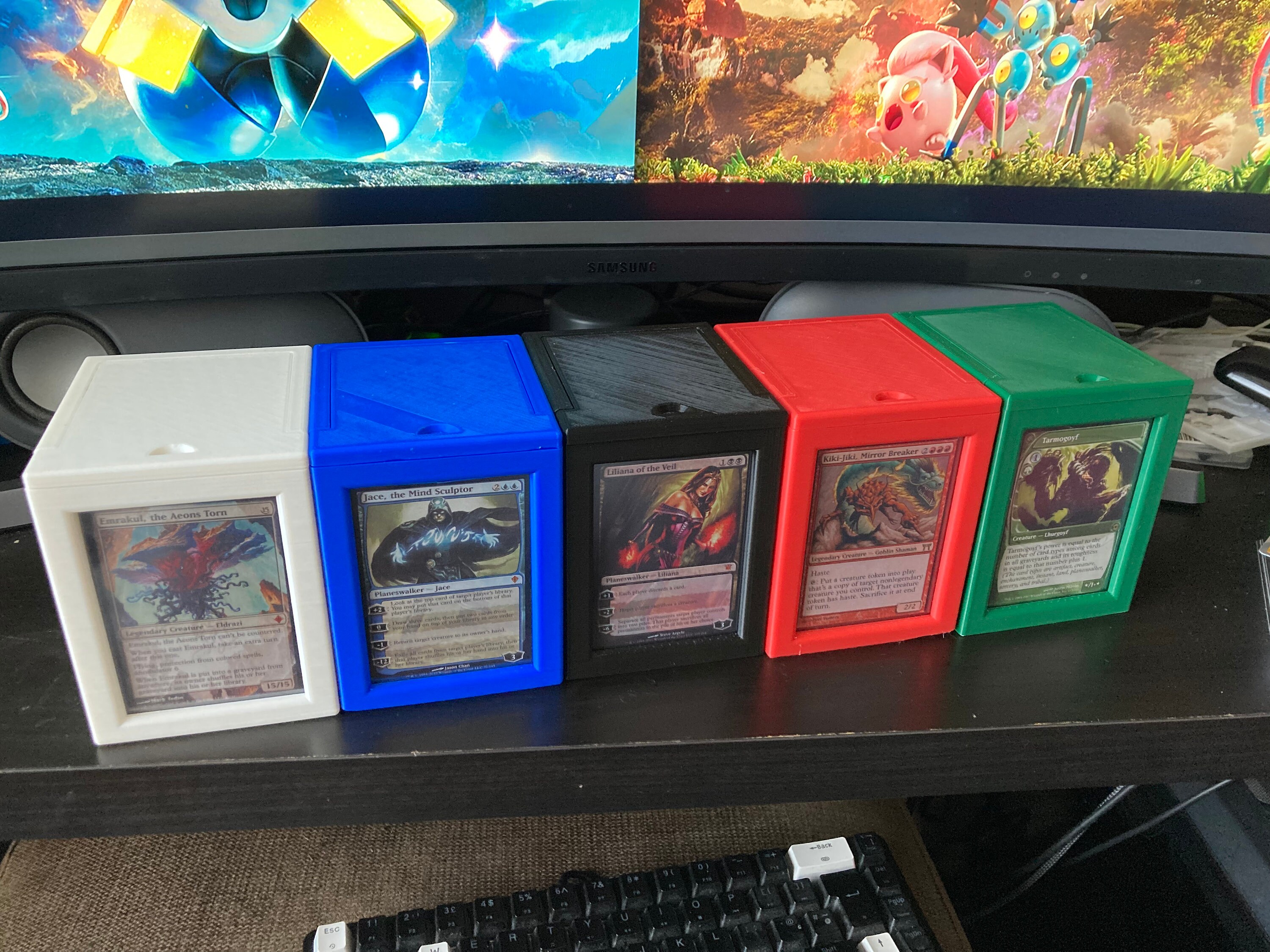 3D Printed Deck Box for 100 Cards Perfect for Magic the Gathering ...