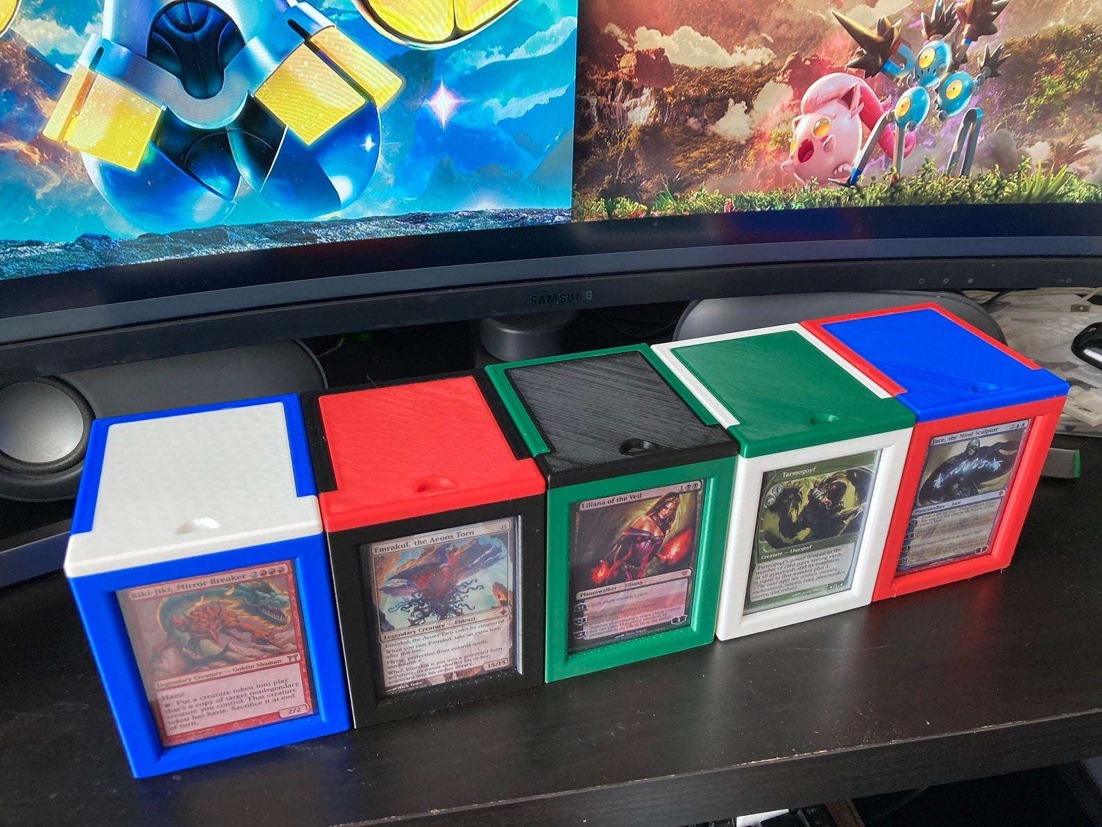 3D Printed Deck Box for 100 Cards Perfect for Magic the Gathering