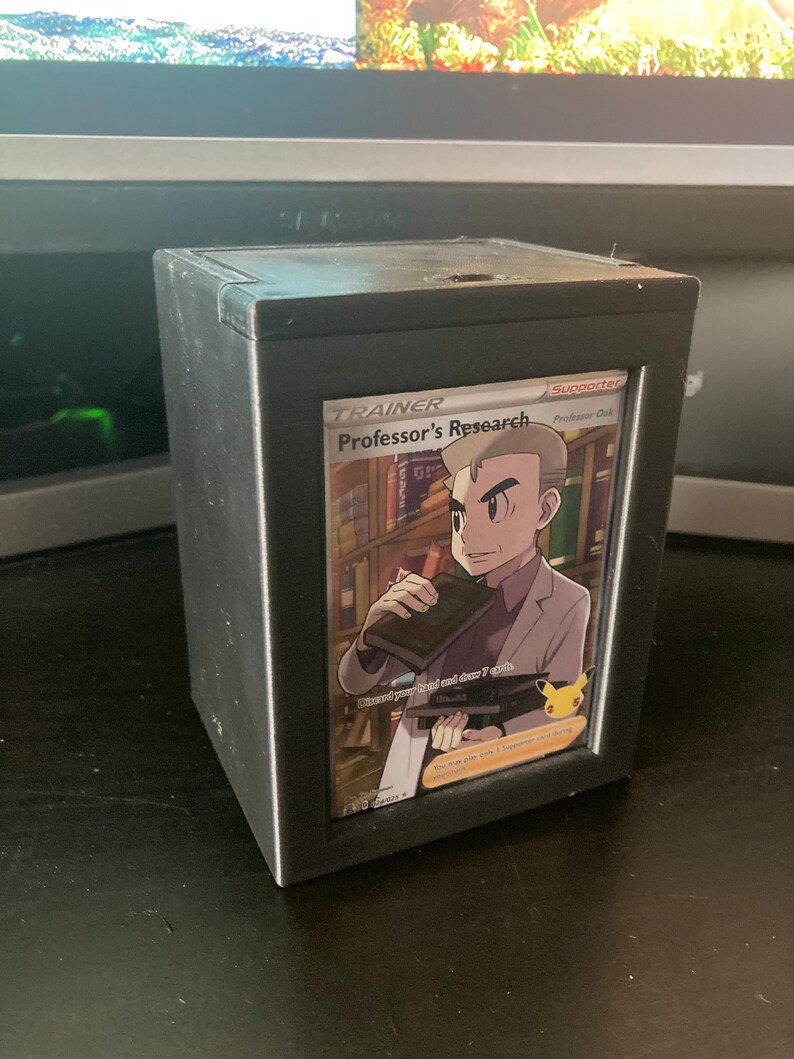 3D Printed Deck Box for 60 Card Deck Good for Pokemon One - Etsy
