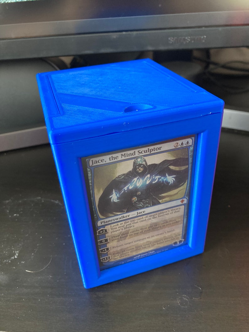 3D Printed Deck Box for 100 Cards Perfect for Magic the Gathering
