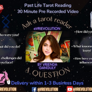 Past Life Tarot Reading, Past Life Psychic Reading, Tarot Card Reading, Tarot Reading, Past Life Oracle Reading, Past Life Story Reading