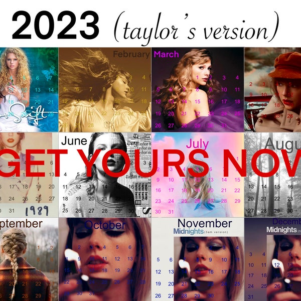 Swift Calendar Etsy UK