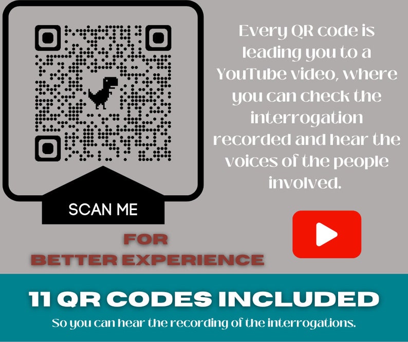 Murder Mystery Detective Case Files, Unsolved Case, Digital Case Files