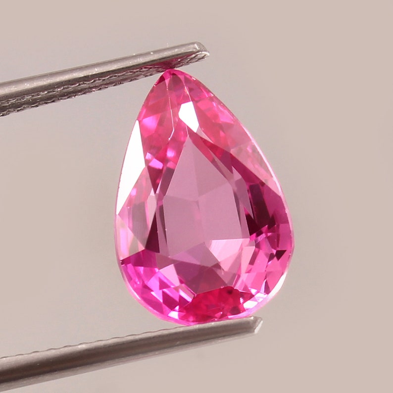 Sapphire High Quality Pink Sapphire Cut stone Pink Sapphire Pendant stone Beautiful Pink Sapphire Gemstone July Birthstone Gift For Her image 8