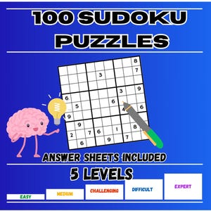 Sudoku Puzzle Book, 100 Brain Training Puzzles (PDF)