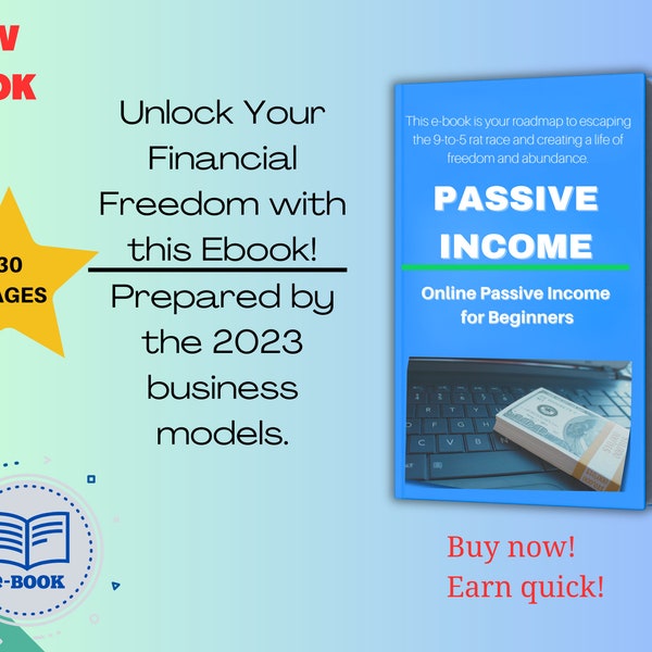 Passive Income Online EBook | Passive Income for Beginners | How to passive income online |How to make money online | 2023 New Methods