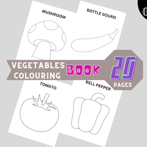 colouring book, colouring pages, kids colouring book,kids book, Creative Coloring Book, Printable Coloring Sheets, vegetables colouring book