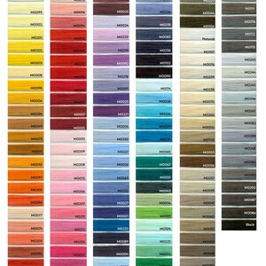 Yellow to Orange Coats Moon 120 Thread 1000 yds . Most colours now available. 10 reels can be purchased for the one postage charge