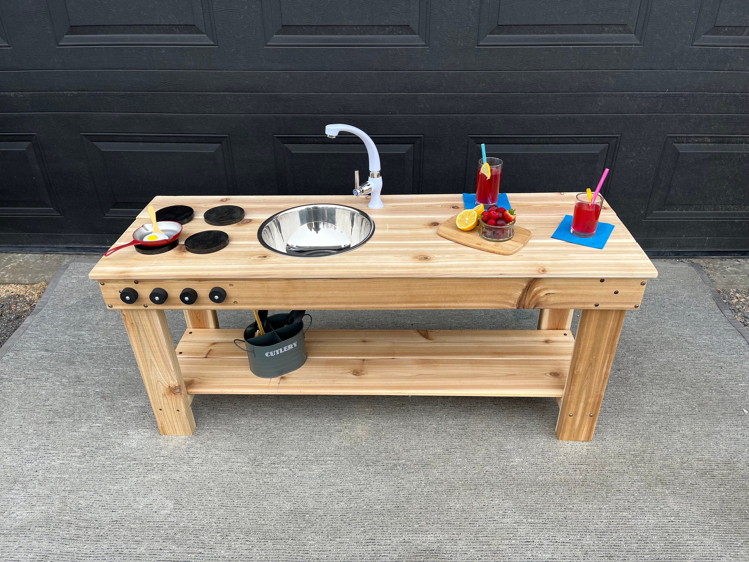 Simple Mud Kitchen With Working Faucet - Etsy