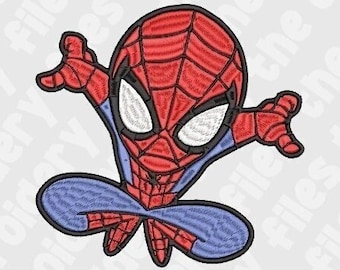 Cartoon Spiderman Embroidery File, Spiderman Embroidery File, Digital download, Instant download