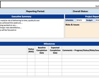 Project One Page Summary Report