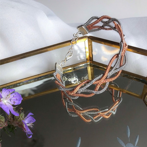 Copper Wire Bracelet Etsy UK
