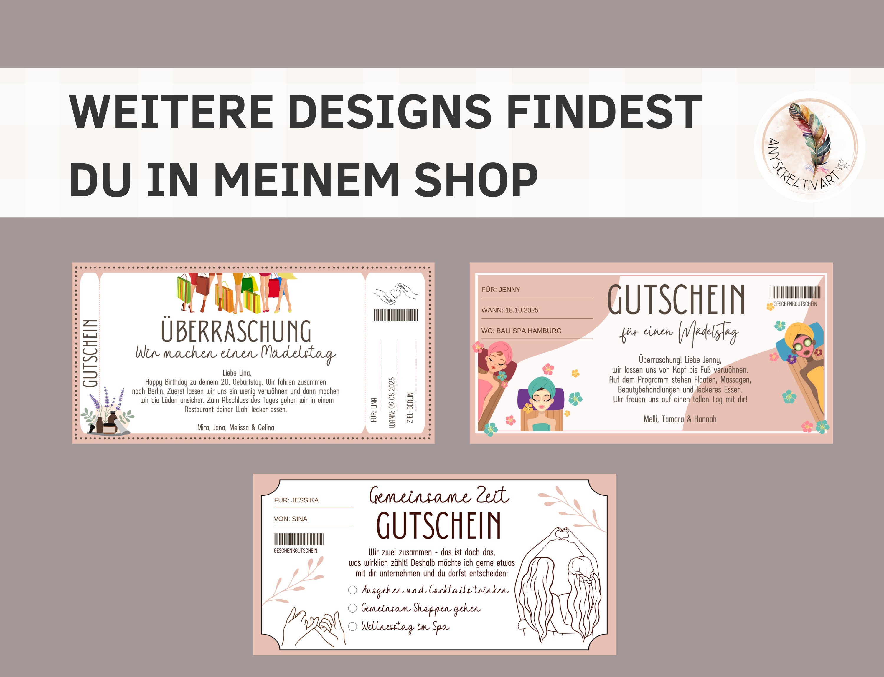 Gutschein gemeinsame Zeit Vorlage Gutschein zum Ausdrucken Geschenkidee