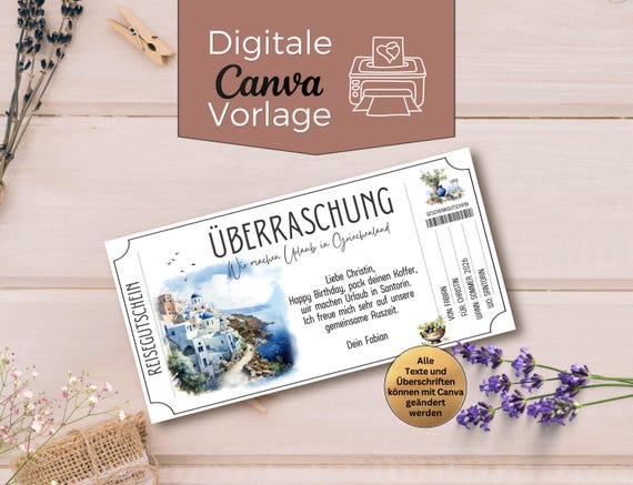 Griechenland-Make-up-Tasche Mit Reißverschluss – Lustiges Reisegeschenk Mit Spruch – Organisiert & Wasserabweisend
