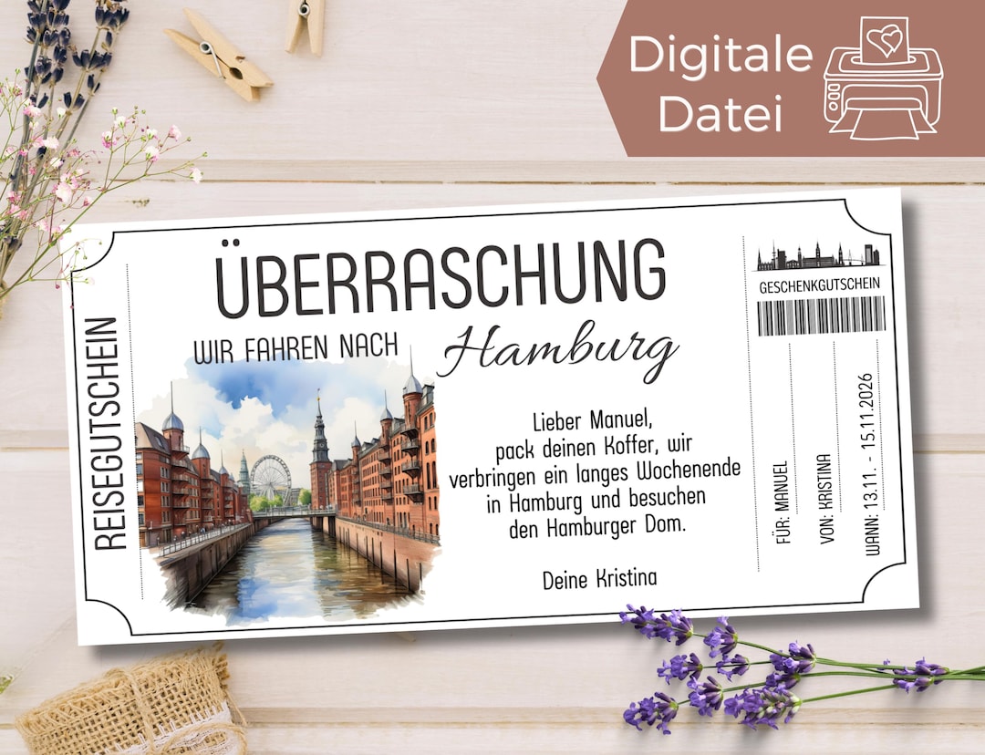 Gutschein Wochenendtrip Vorlage Kostenlos