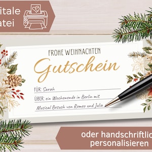 25 Gutscheine + Kuverts Set – Blanko Zum Selbstgestalten, Glänzend, 185x102 Mm, Für Firmen & Geschenke