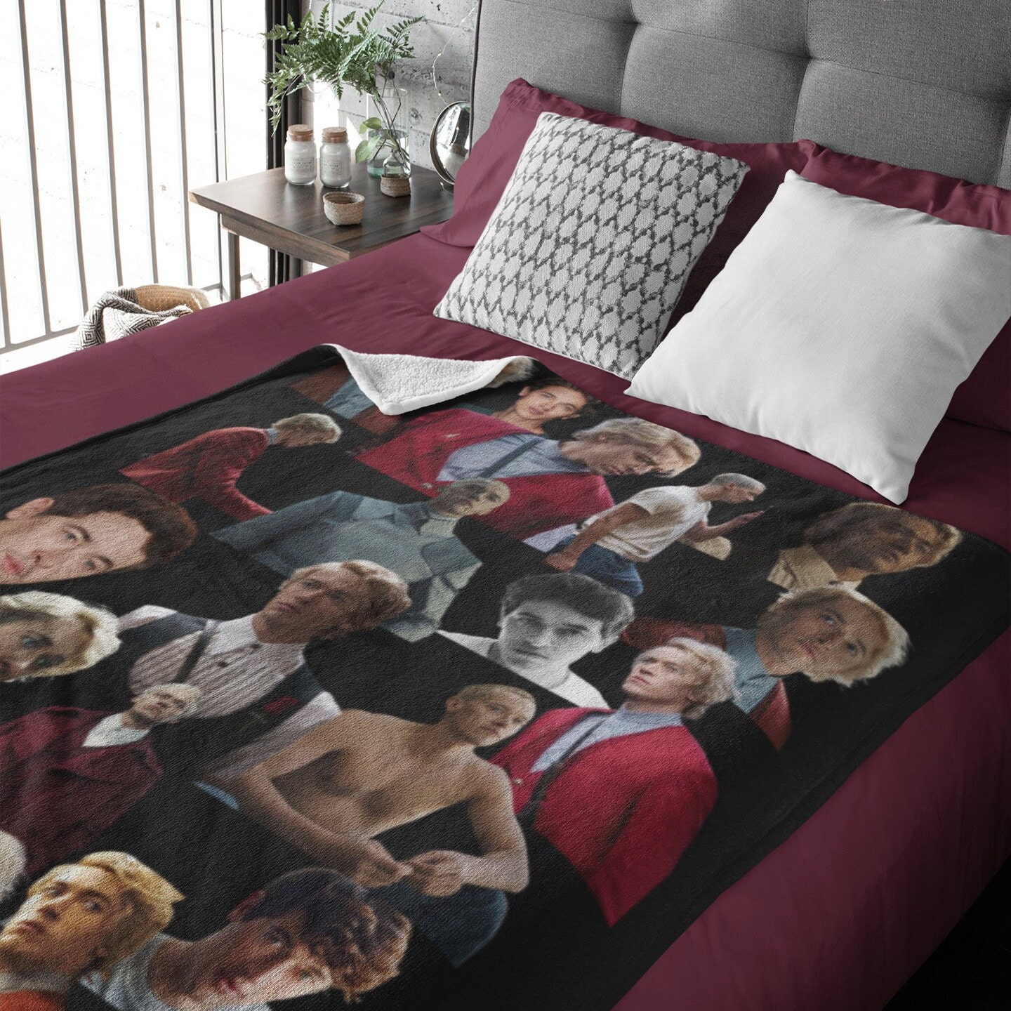 Young Snow Hunger Games Blanket, Tom Blythe Blanket, Hunger Games Merch