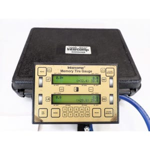 Intercomp 102058 Digital Memory Tire Pressure Gauge Racing w/ Case & Manual
