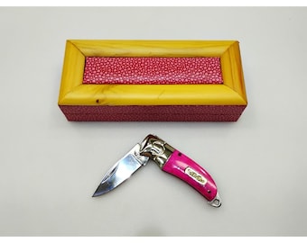 COLT Pink Lady CT499 Bone Handle Keychain Pocket Knife - NIB - Single Blade