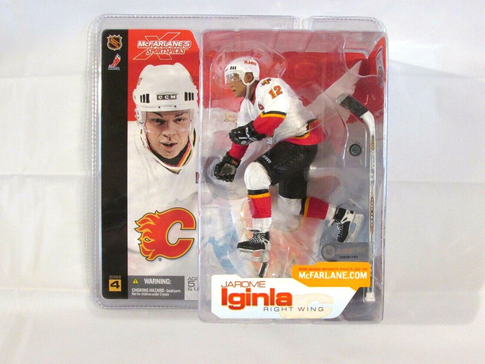 Jarome Iginla Calgary Flames Autographed Retro Jersey 8x10 Photo