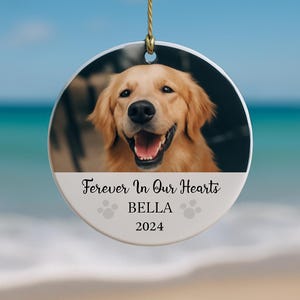 Personalized Pet Memorial Ornament: Custom Dog Remembrance Keepsake