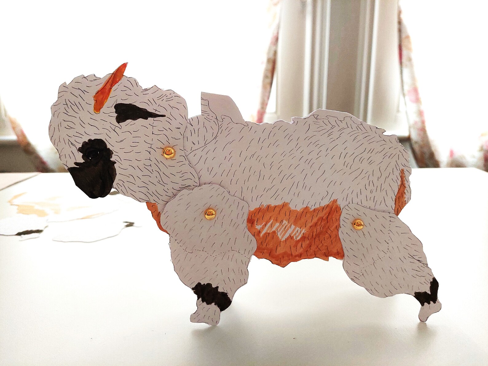 Printable Paper Lamb Toy - Etsy