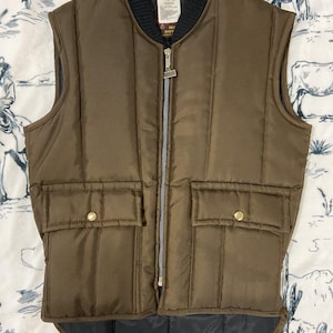 【80's Walls】\"Down Vest\" Vintage 70's - 80's -walls 'blizzard-pruf'- Men's Down Vest