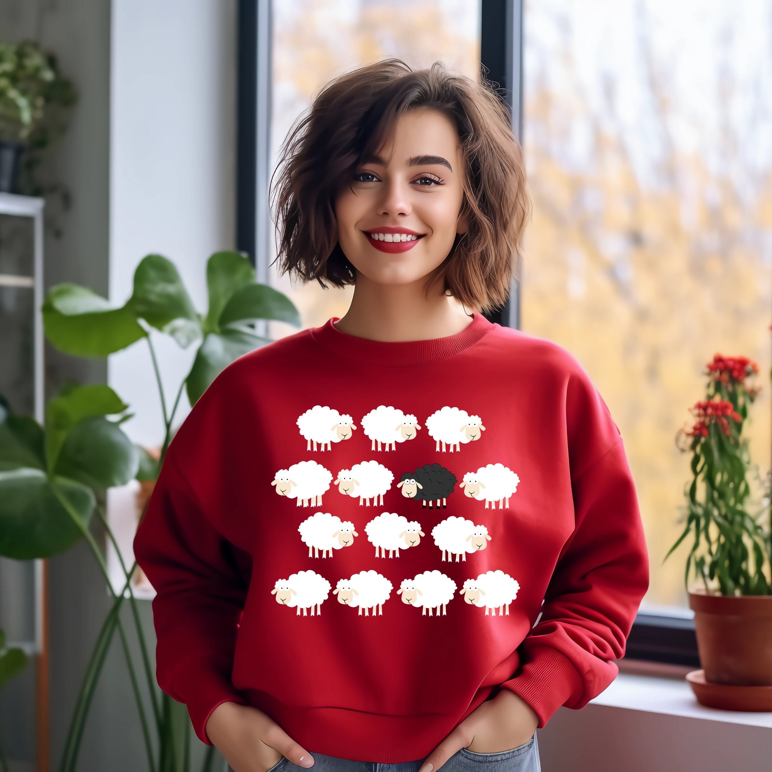 Black Sheep Sweater - Etsy