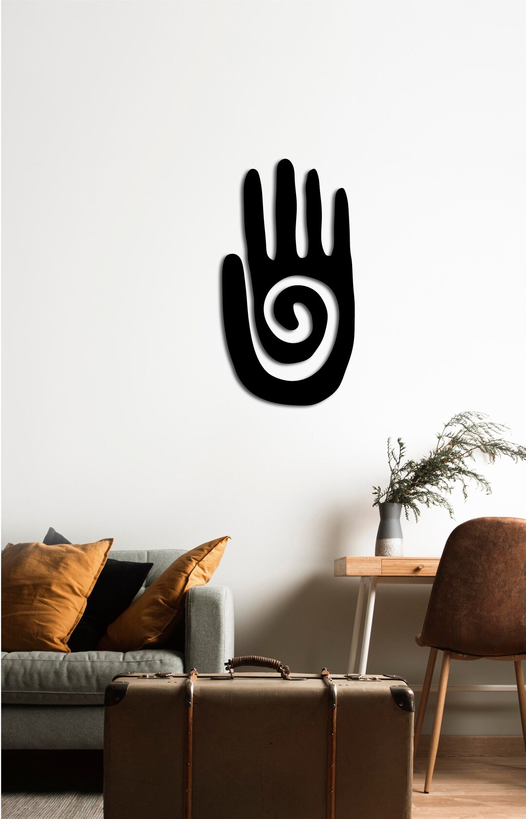 Hypnotic Hand Metal Wall Art Hand Wall Decor Hypnosis Wall Etsy