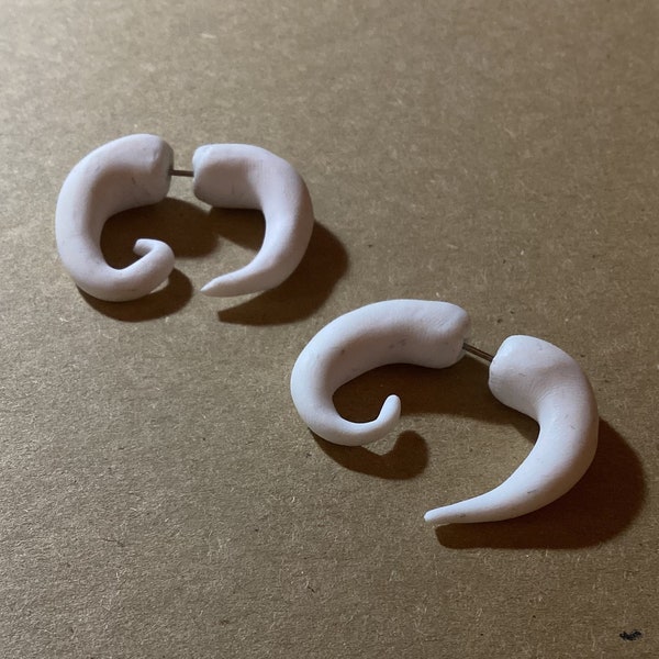 Spiral earrings | fake gauge earrings
