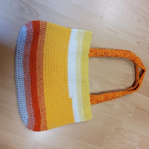 crocheted shoulder bag