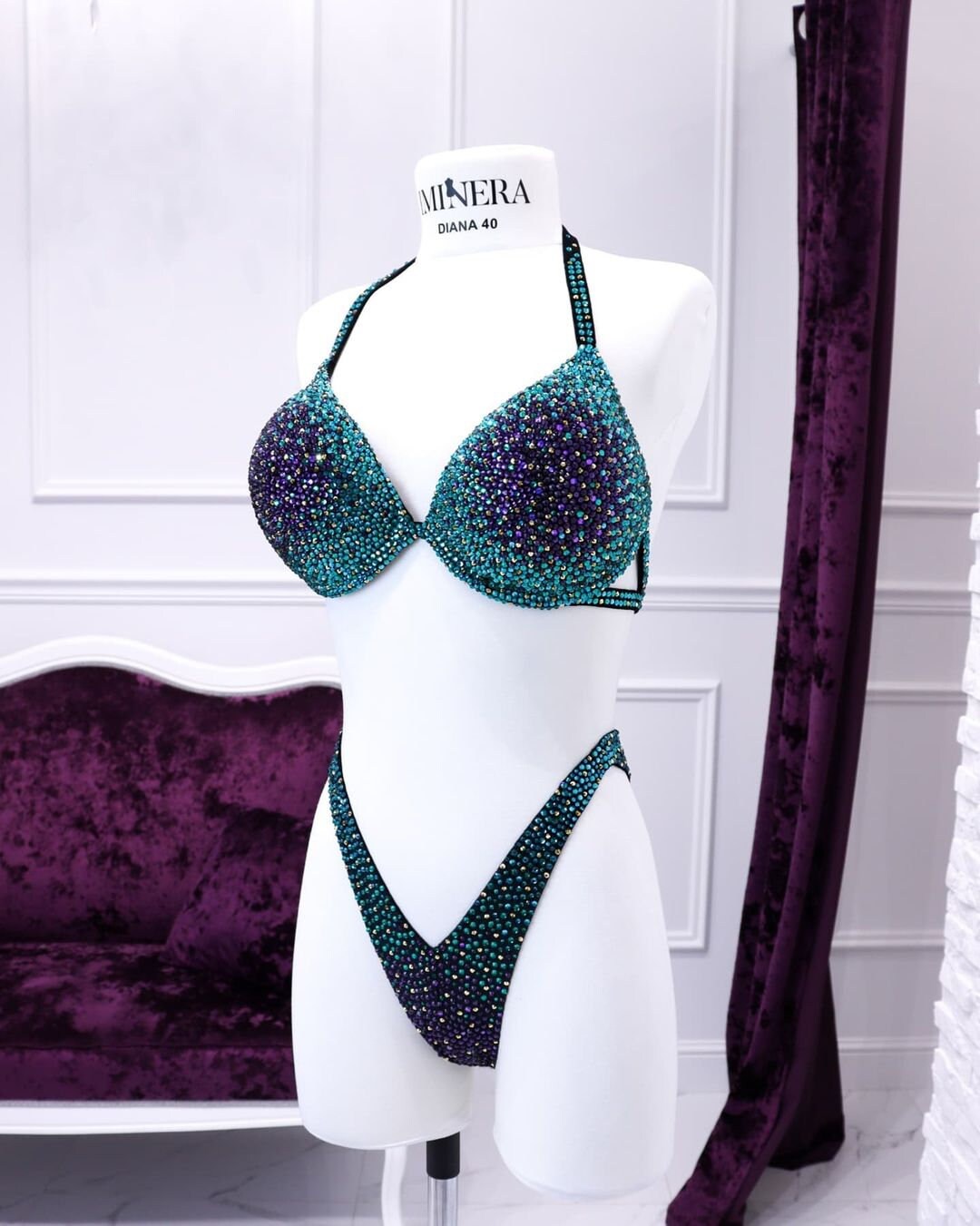 Bikini jewel Tones Etsy