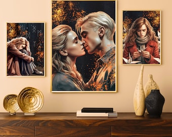 Juego de carteles de 3 piezas, descarga digital, arte de pared de inspiración mágica, 3 hermosos imprimibles, decoración de brujas y magos