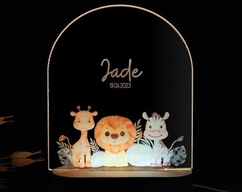 Name Lamp Personalized night light cute baby acrylic night light baby night light charming night light for children baby christening gift