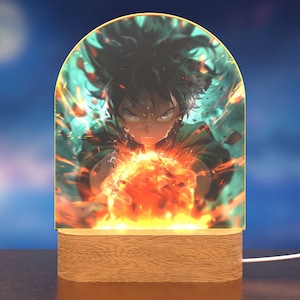 Anime Character Led Lamp Bedside Lamp with Manga theme Night Light Anime Orignal Lamp Gift Original Creative Gift Anime Decor