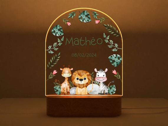 Personalisierte Nachtlicht für Baby  Baby Geschenk Geburt  Led Baby Lampe Geschenk benutzerdefinierte Namen Lampe für Kinder Schlafzimmer