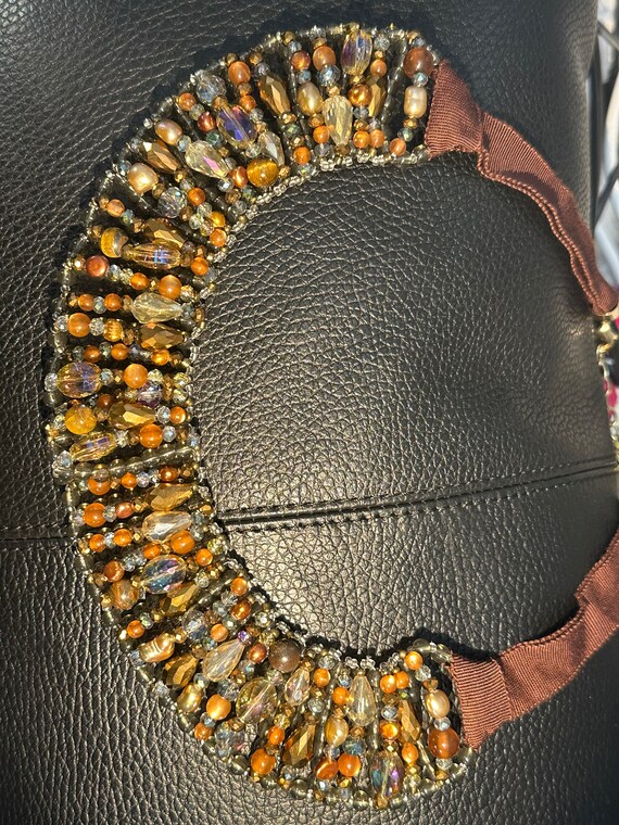 Talbots multicolor Fall choker statement necklace… - image 4