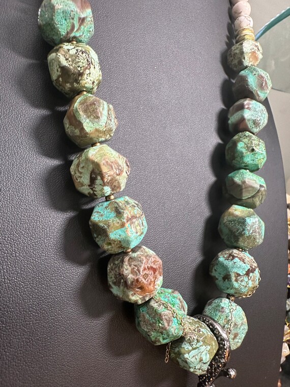 Love affect, statement, necklace, with removable … - image 4