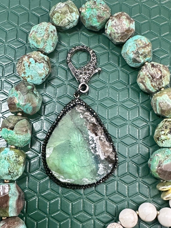 Love affect, statement, necklace, with removable … - image 6